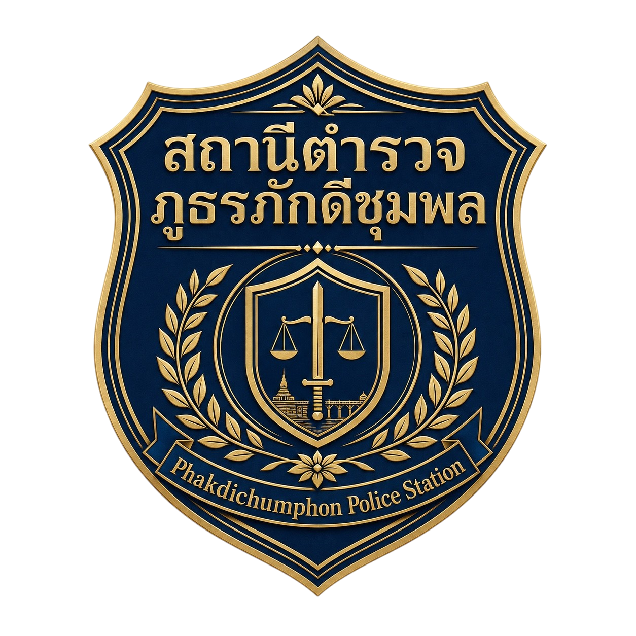 ตราสถานีตำรวจภูธรภักดีชุมพล